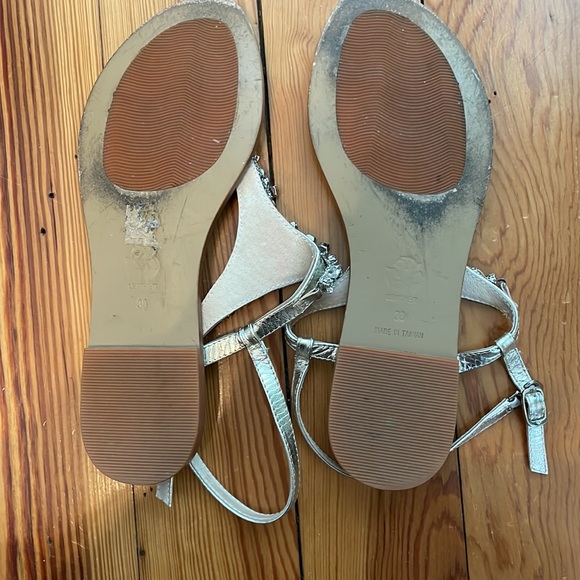Jewel Embellished Sandals size 38 (7.5 US) - Picture 4 of 5